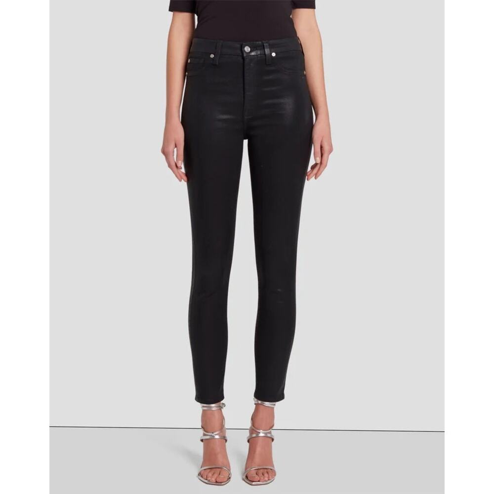 NWT Women’s Seven Black Coated Pants